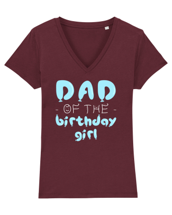 Mom of the birthday girl Blue Burgundy
