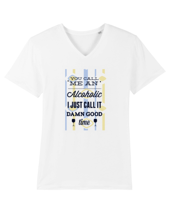 Alcoholic Funny White
