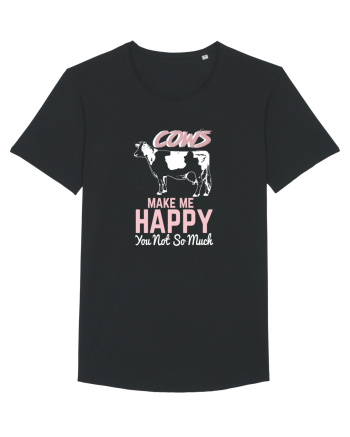 Cows make me happy Black