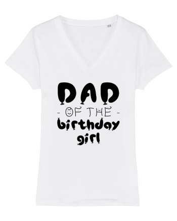 Dad of the birthday girl White