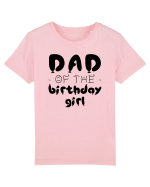 Dad of the birthday girl Tricou mânecă scurtă  Copii Mini Creator