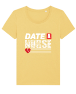 Date a Nurse Tricou mânecă scurtă guler larg fitted Damă Expresser
