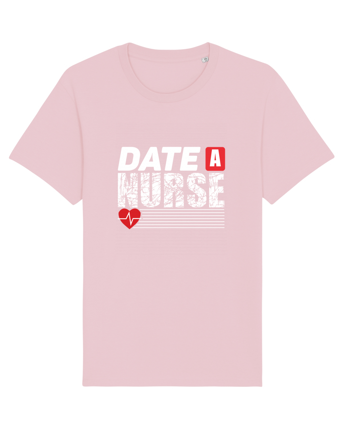 Tricou mânecă scurtă Unisex Rocker Cotton Pink