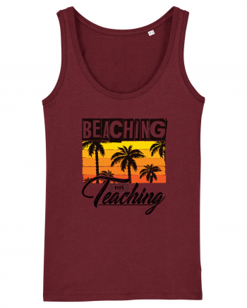 Beaching Cool Tropical Burgundy