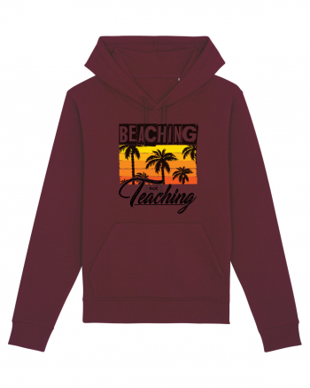 Beaching Cool Tropical Burgundy