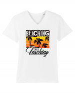 Beaching Cool Tropical Tricou mânecă scurtă guler V Bărbat Presenter