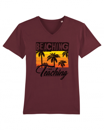 Beaching Cool Tropical Burgundy