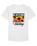 Beaching Cool Tropical Tricou mânecă scurtă guler larg Bărbat Skater