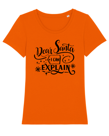 Dear Santa I can explain Bright Orange