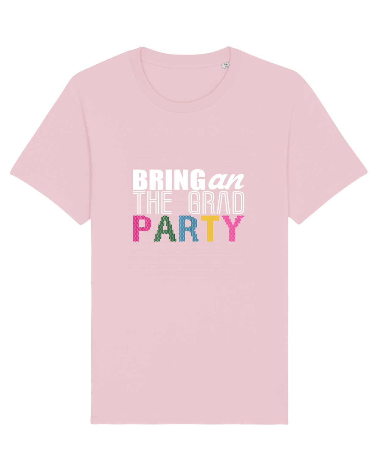 Tricou mânecă scurtă Unisex Rocker Cotton Pink