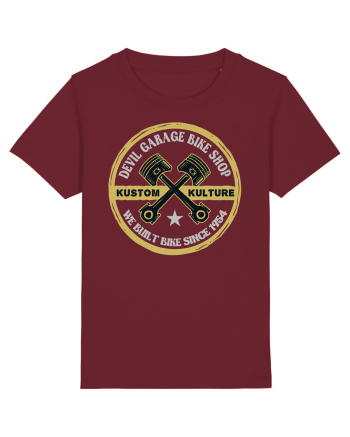 Devil Garage Bike Shop Burgundy