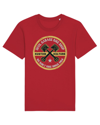 Devil Garage Bike Shop Red