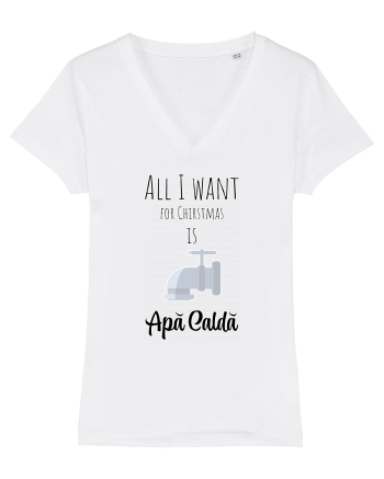 All I want for christmas is apa calda White