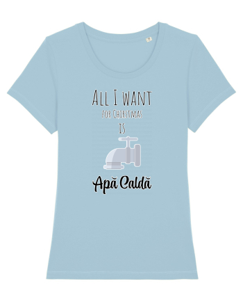 All I want for christmas is apa calda Sky Blue