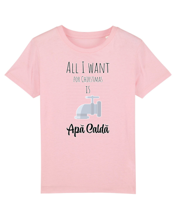 All I want for christmas is apa calda Cotton Pink