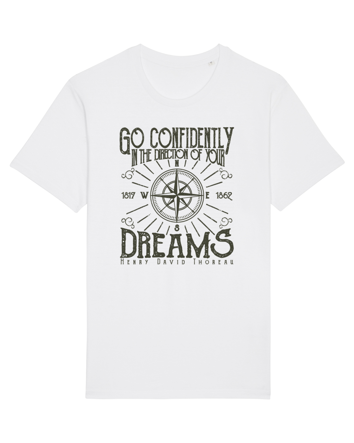Tricou mânecă scurtă Unisex Rocker White