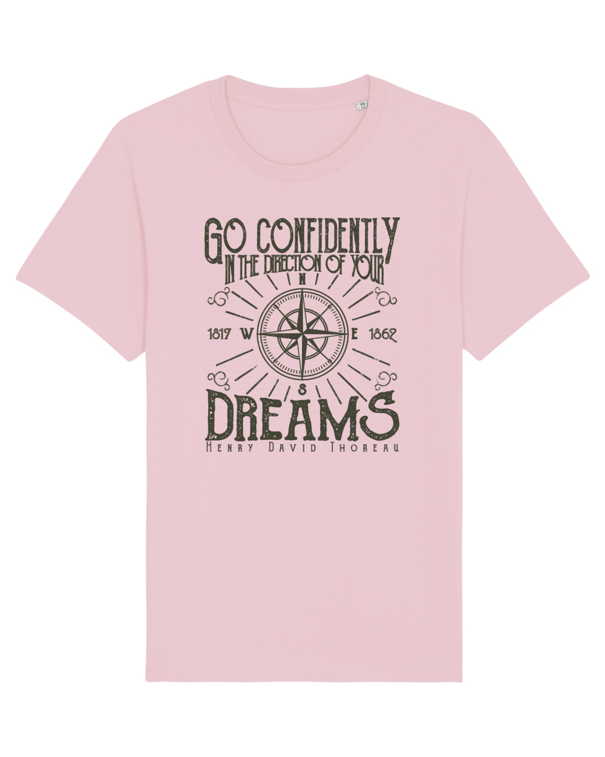 Tricou mânecă scurtă Unisex Rocker Cotton Pink