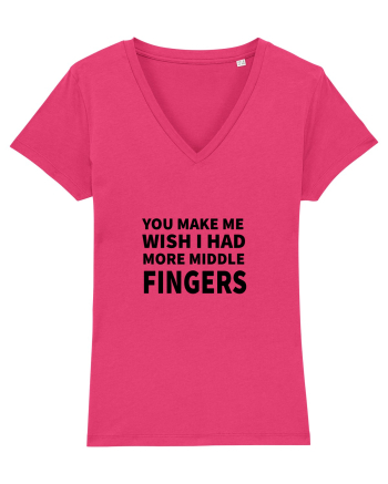 You Make Me Wish I Had More Middle Fingers Raspberry