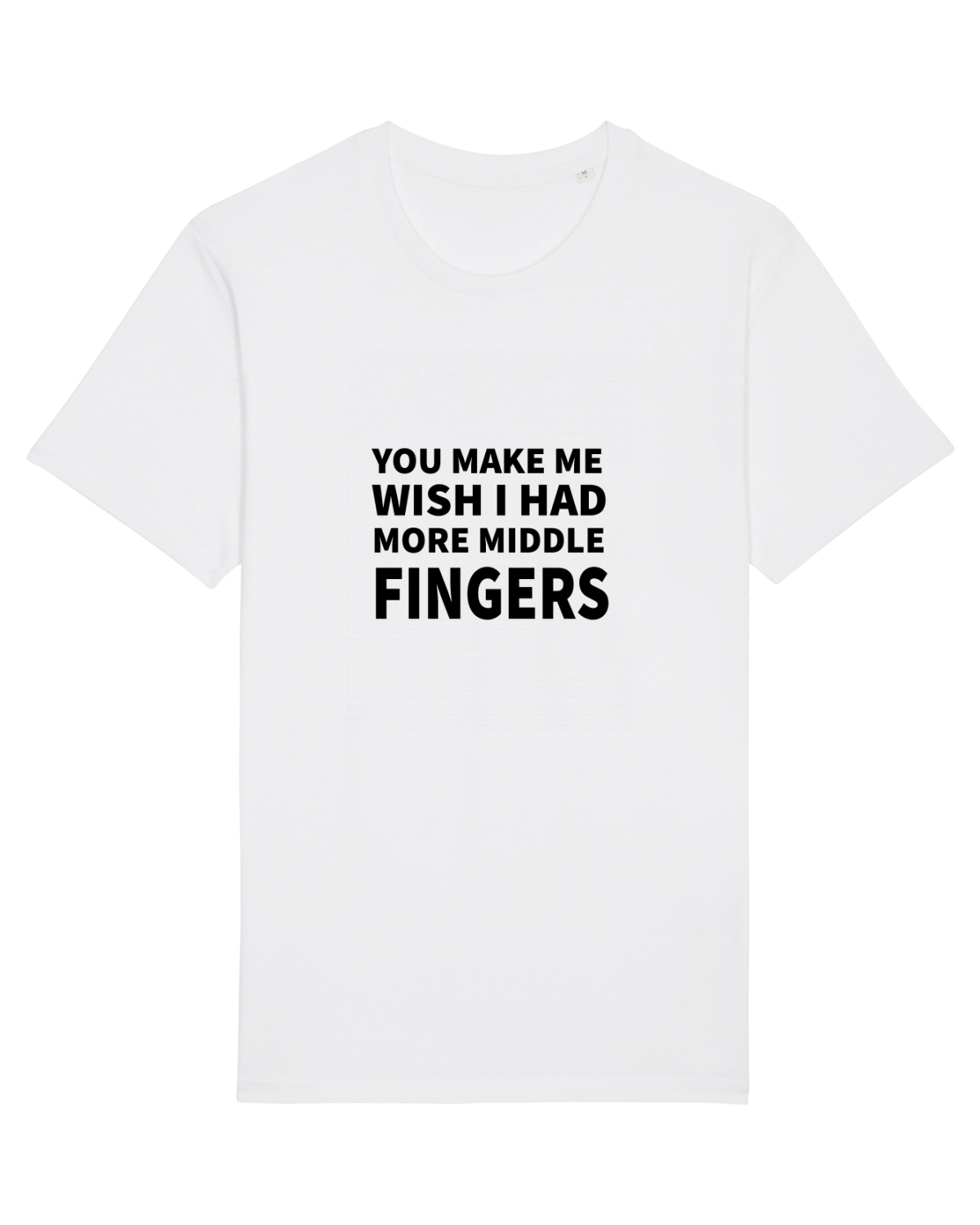 Tricou mânecă scurtă Unisex Rocker White