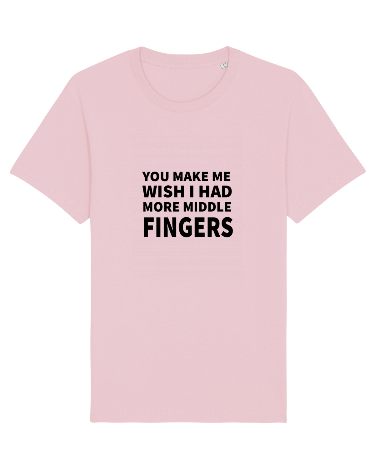 Tricou mânecă scurtă Unisex Rocker Cotton Pink