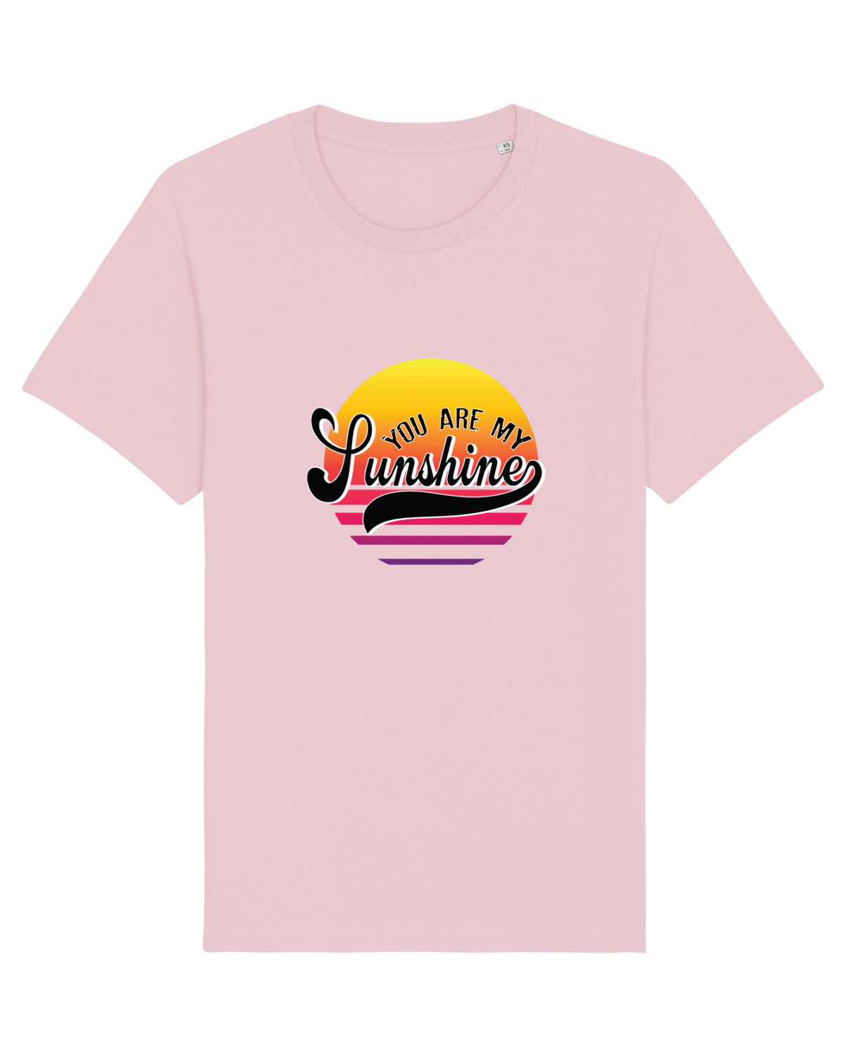 Tricou mânecă scurtă Unisex Rocker Cotton Pink
