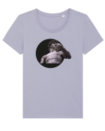 David Tricou mânecă scurtă guler larg fitted Damă Expresser