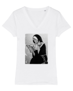 Nun  Tricou mânecă scurtă guler V Damă Evoker