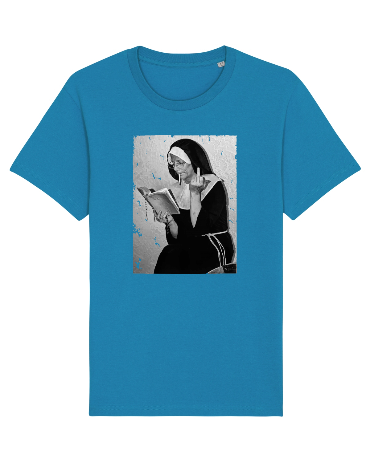 Tricou mânecă scurtă Unisex Rocker Azur