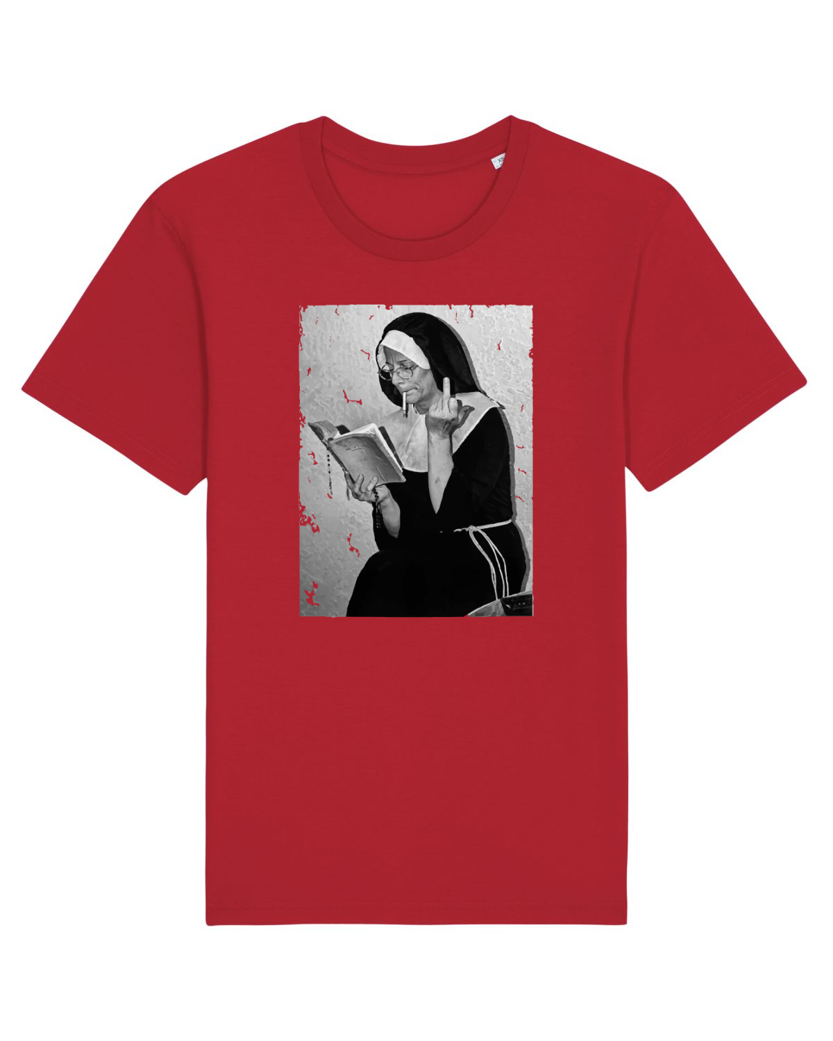 Tricou mânecă scurtă Unisex Rocker Red