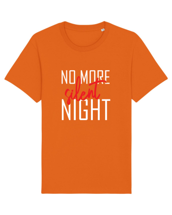 No More Silent Night Bright Orange