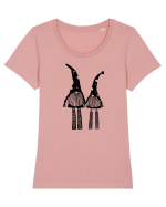 Funky Gnomes Tricou mânecă scurtă guler larg fitted Damă Expresser