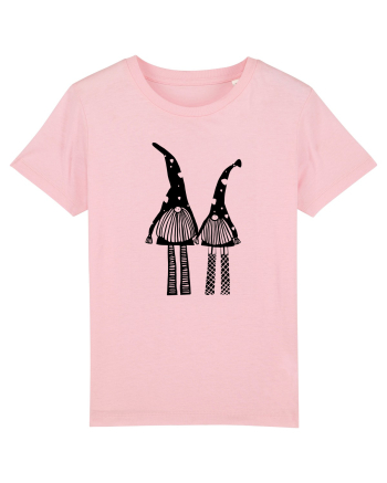 Funky Gnomes Cotton Pink