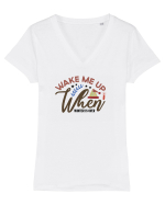Wake Me Up When Winter Is Over Tricou mânecă scurtă guler V Damă Evoker