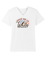 Wake Me Up When Winter Is Over Tricou mânecă scurtă guler V Bărbat Presenter