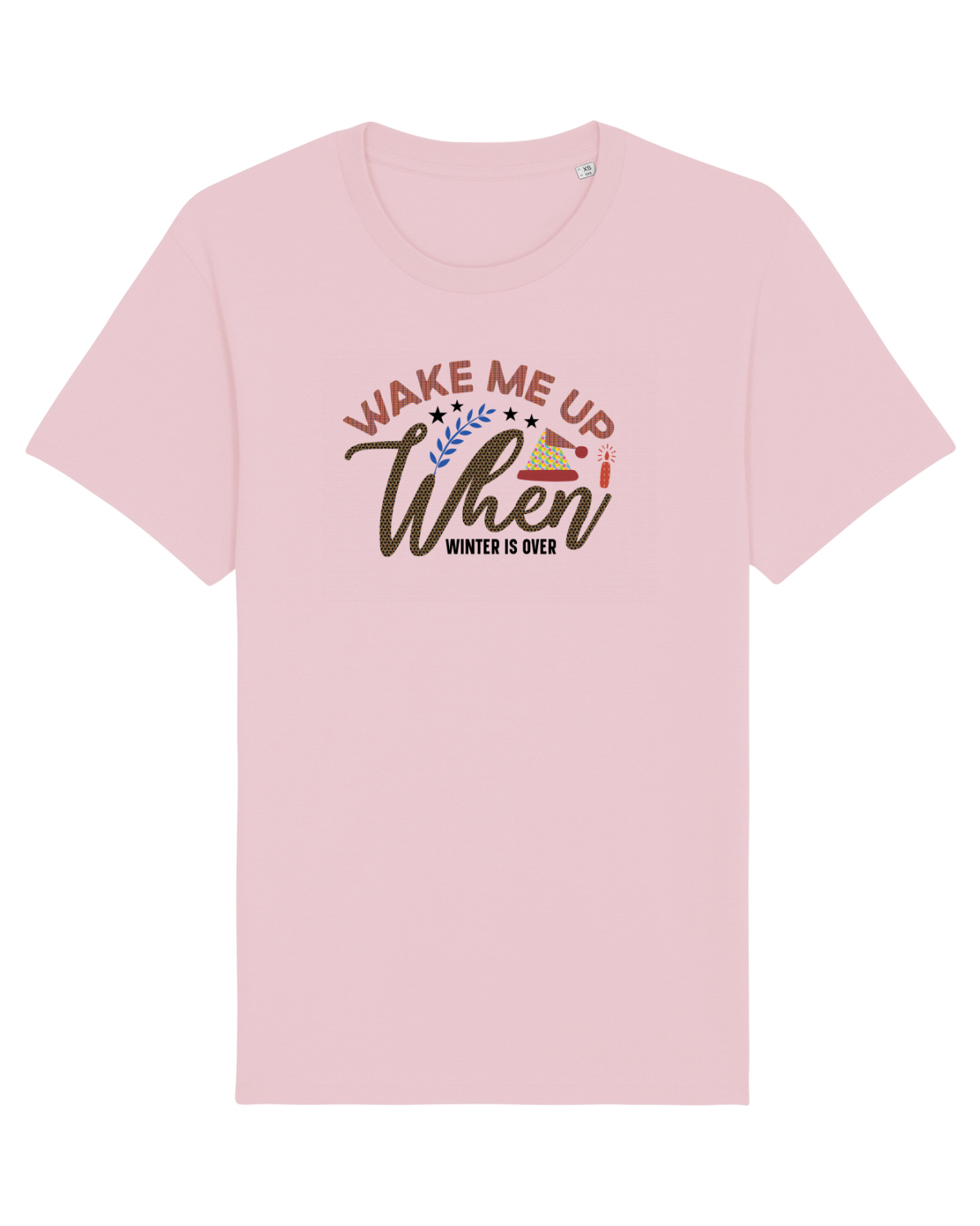 Tricou mânecă scurtă Unisex Rocker Cotton Pink
