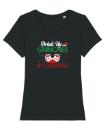 Drink Up Grinches Is Christmas Tricou mânecă scurtă guler larg fitted Damă Expresser