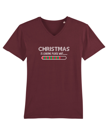 Christmas Is Loading Burgundy
