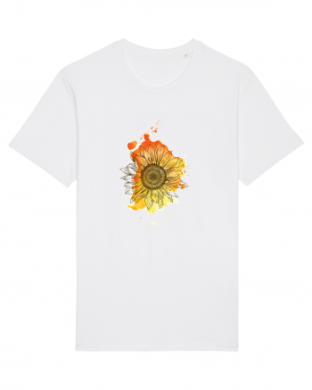 Floarea Soarelui Abstract White