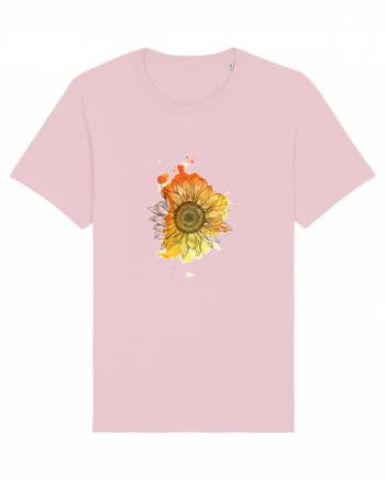 Floarea Soarelui Abstract Cotton Pink