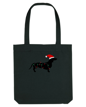 Santa Dog Black