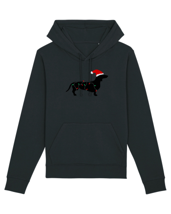 Santa Dog Black