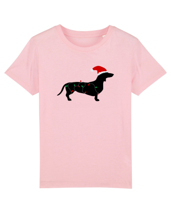 Santa Dog Cotton Pink