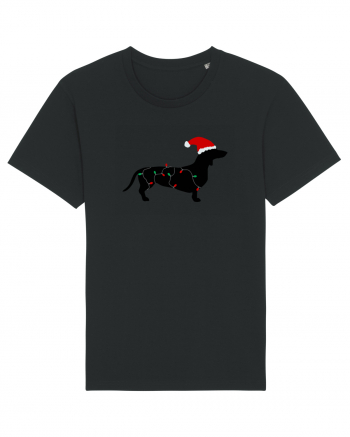 Santa Dog Black