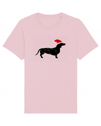 Santa Dog Cotton Pink