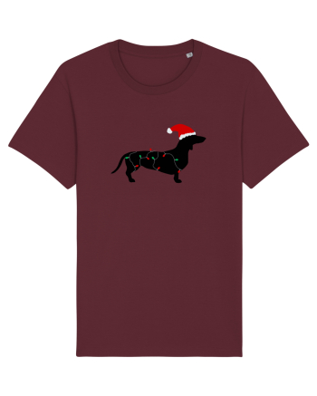 Santa Dog Burgundy