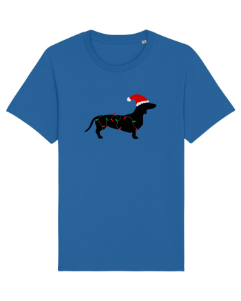 Santa Dog Royal Blue