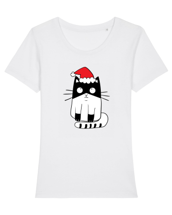 Santa Cat White