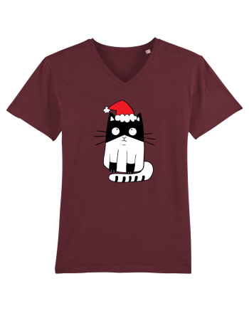 Santa Cat Burgundy