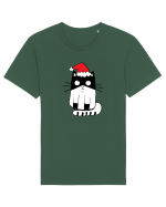 Santa Cat Tricou mânecă scurtă Unisex Rocker