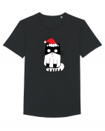 Santa Cat Tricou mânecă scurtă guler larg Bărbat Skater